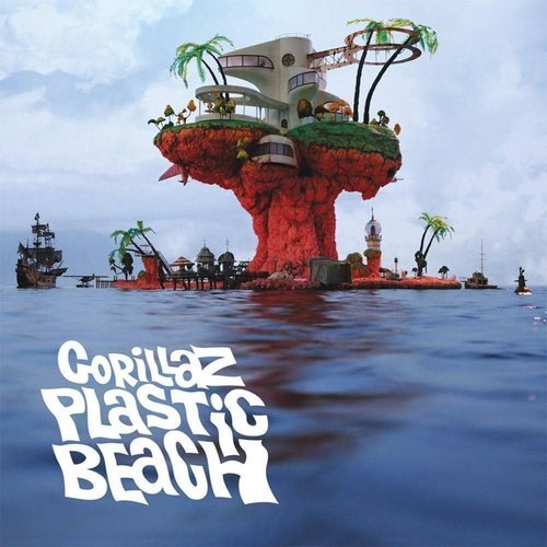 ゴリラズ-プラスチックビーチのビニールレコード