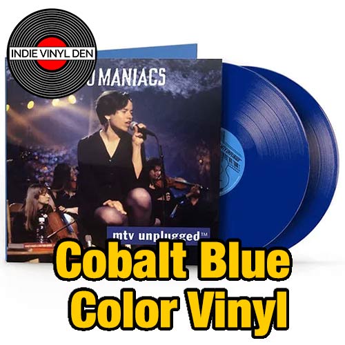 10,000 Maniacs - MTV Unplugged - Cobalt Blue Color Vinyl Record 2LP