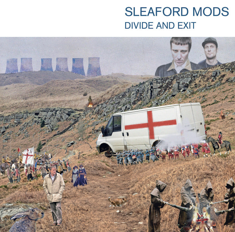 Sleaford Mods - Divide and Exit (10th )- **Blemish Markdown** Red Color Vinyl + 7" Flexi