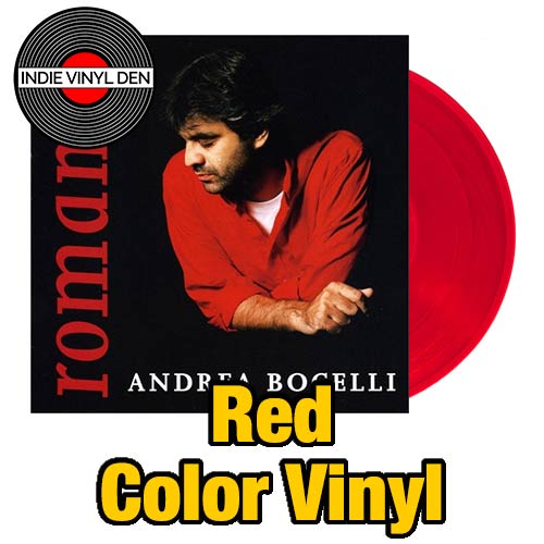 Andrea Bocceli - Romanza - Red Color Vinyl Record 2LP