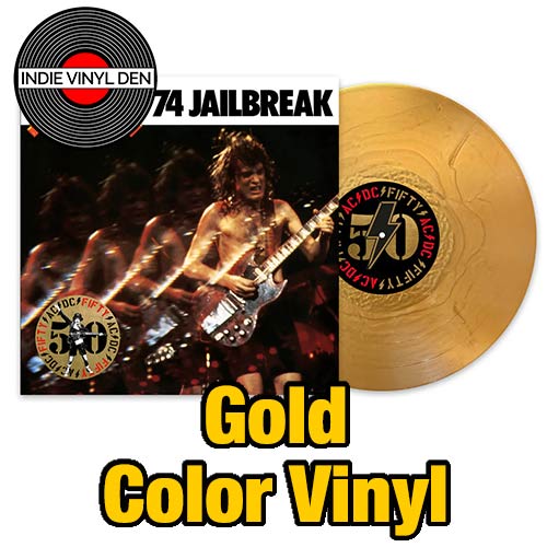 AC/DC - '74 Jailbreak (50th Anniversary) Gold Vinyl Record Import