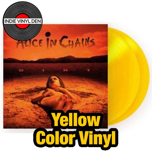 Alice in Chains - Dirt: 30th Anniversary Edition - Yellow Color Vinyl Record 2LP