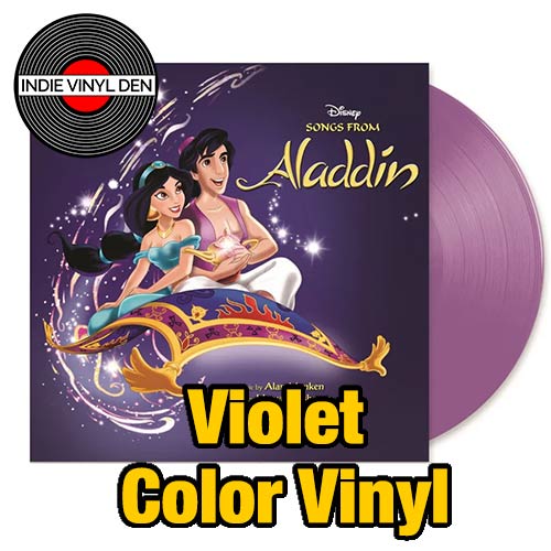 Songs From Aladdin (Disney) - Violet Color Vinyl Record