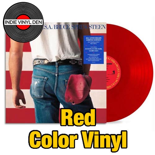 Bruce Springsteen - Born in the USA (40th Anniversary Edition) - Red Color Vinyl Record