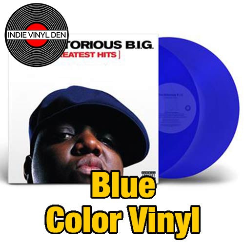 Notorious B.I.G. - Greatest Hits - Blue Color Vinyl Record