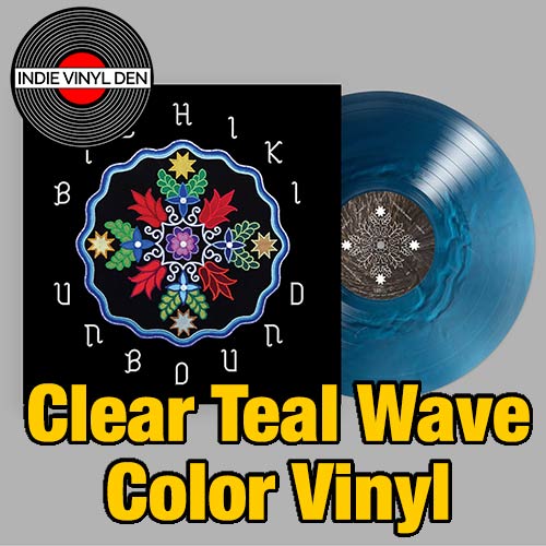 Bizhiki - Unbound - Clear Teal Wave Color Vinyl Record