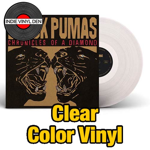 Pumas negros - Crónicas de un diamante - Vinilo de color rojo y transparente nublado 