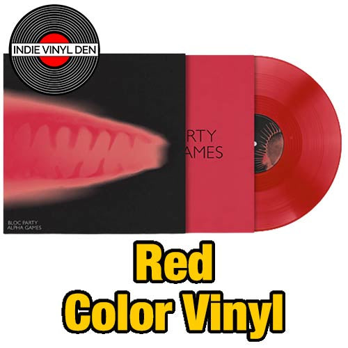 Party Bloc - Games Alpha - Red Vinyl Record de color rojo