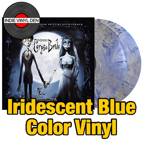 Corpse Bride - Soundtrack (Danny Elfman) - Iridescent Blue Color Vinyl Record