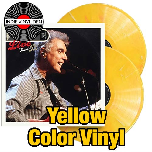 David Byrne - Live from Austin TX - Yellow Color Vinyl 2LP