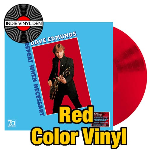 Dave Edmunds - Repeat When Necessary - Red Color Vinyl Record