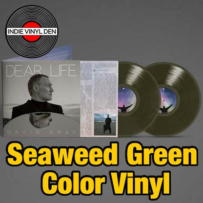 David Gray - Dear Life - Seaweed Green Color Vinyl Record