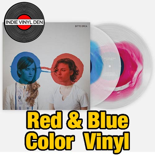 Dirty Projectors - Bitte Orca - Blue & Red in Clear Vinyl Record 2LP