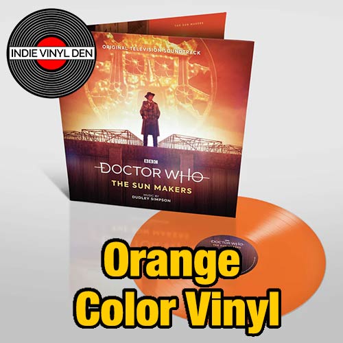 Doctor Who: The Sun Makers Original Soundtrack TV - Orange Color Vinyl Record