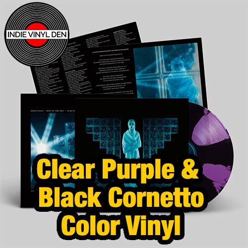 Drab Majesty - The Demonstration - Clear Purple & Black Cornetto Color Vinyl Record