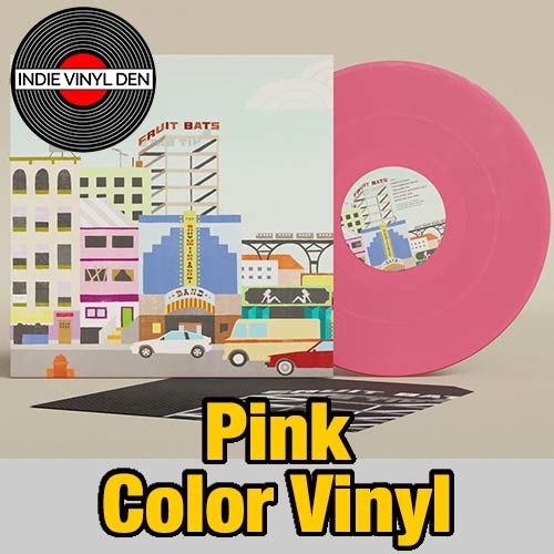 Fruit Bats - Ruminant Band - Pink Color Vinyl Record