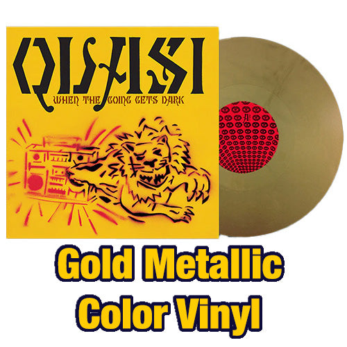 Quasi - When the Going Gets Dark - Disco de vinilo de color dorado metálico