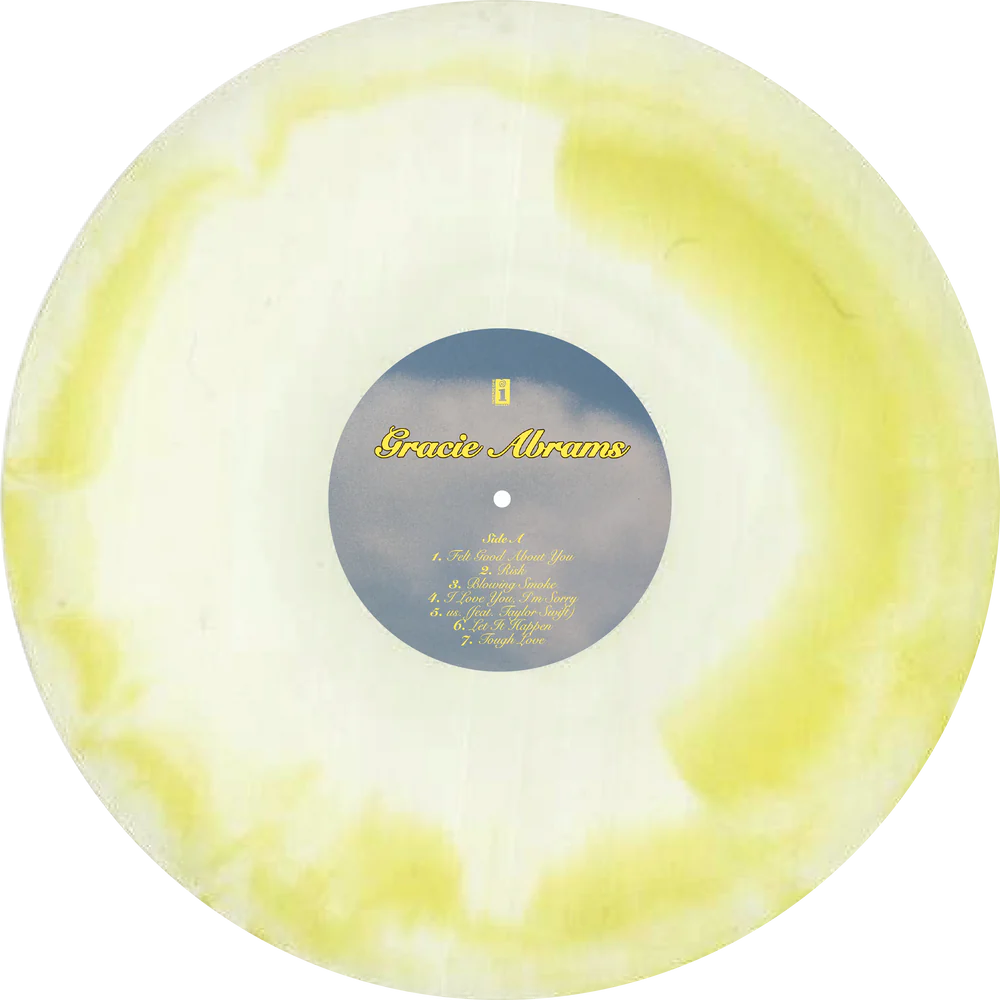 Gracie Abrams - The Secret Of Us - Yellow/White Vinyl Record