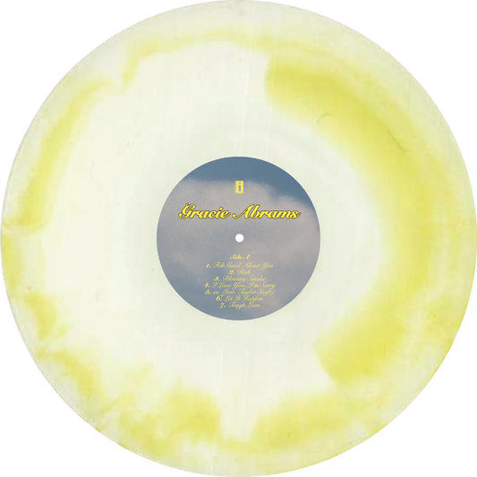 Gracie Abrams - The Secret Of Us - Yellow/White Vinyl Record