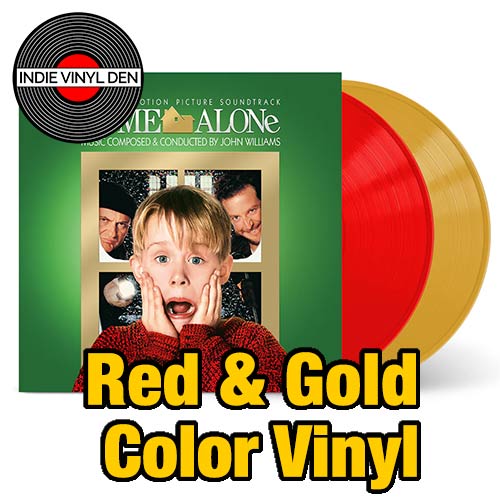 Home Alone Soundtrack - Williams, John - Red & Gold Color Vinyl Record