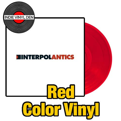 Interpol - Antics 20th Anniversary - Red Color Vinyl Record