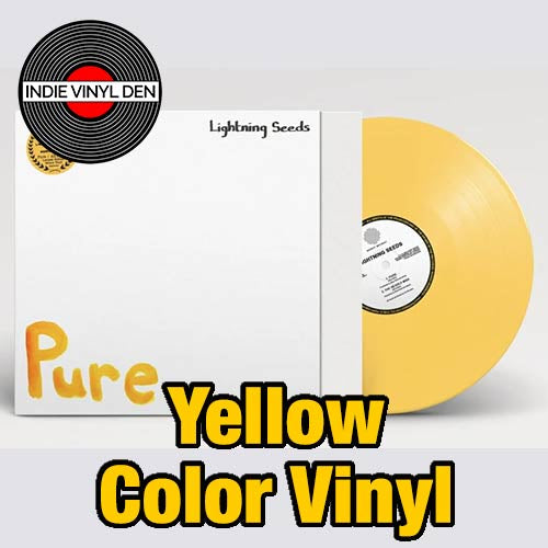 Lightning Seeds, The - Pure - **Blemish Markdown** Yellow Color 10" Vinyl Record