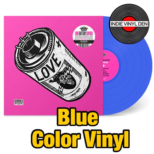 Love Battery - Dayglo - Royal Blue Vinyl Record