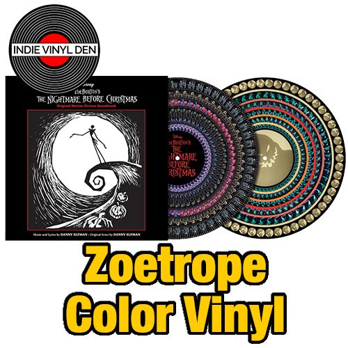 Tim Burton's The Nightmare Before Christmas - 2xLP Zoetrope Vinyl