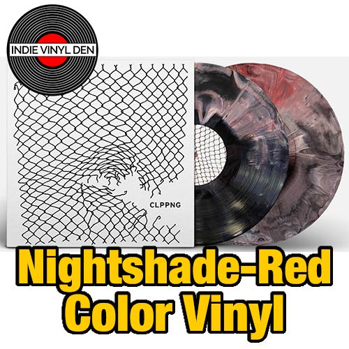 CLIPPING - CLPPNG - Nightshade-Red Color Vinyl Record