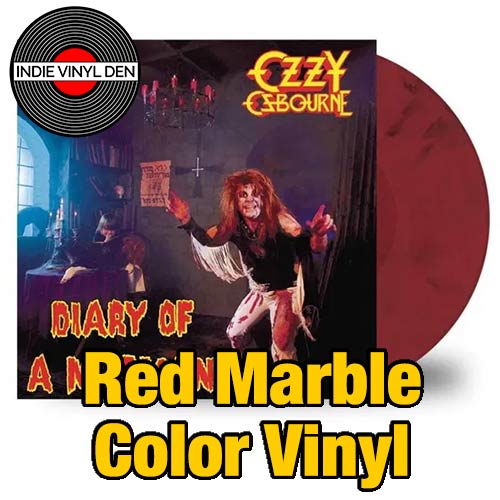 Ozzy Osbourne - Diary Of A Madman - Red Marble Color Vinyl Record