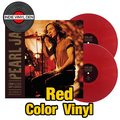 Pearl Jam - Completely Unplugged: The Acoustic Broadcast - Red Color Vinyl Record