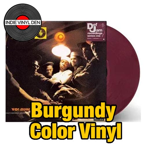 Public Enemy - Yo! Bum Rush The Show - Fruit Punch Burgundy Color Vinyl Record