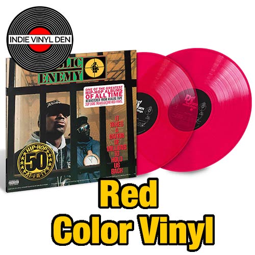 Public Enemy - It Takes A Nation of Millions To Hold Us Back - Red Color Vinyl Record