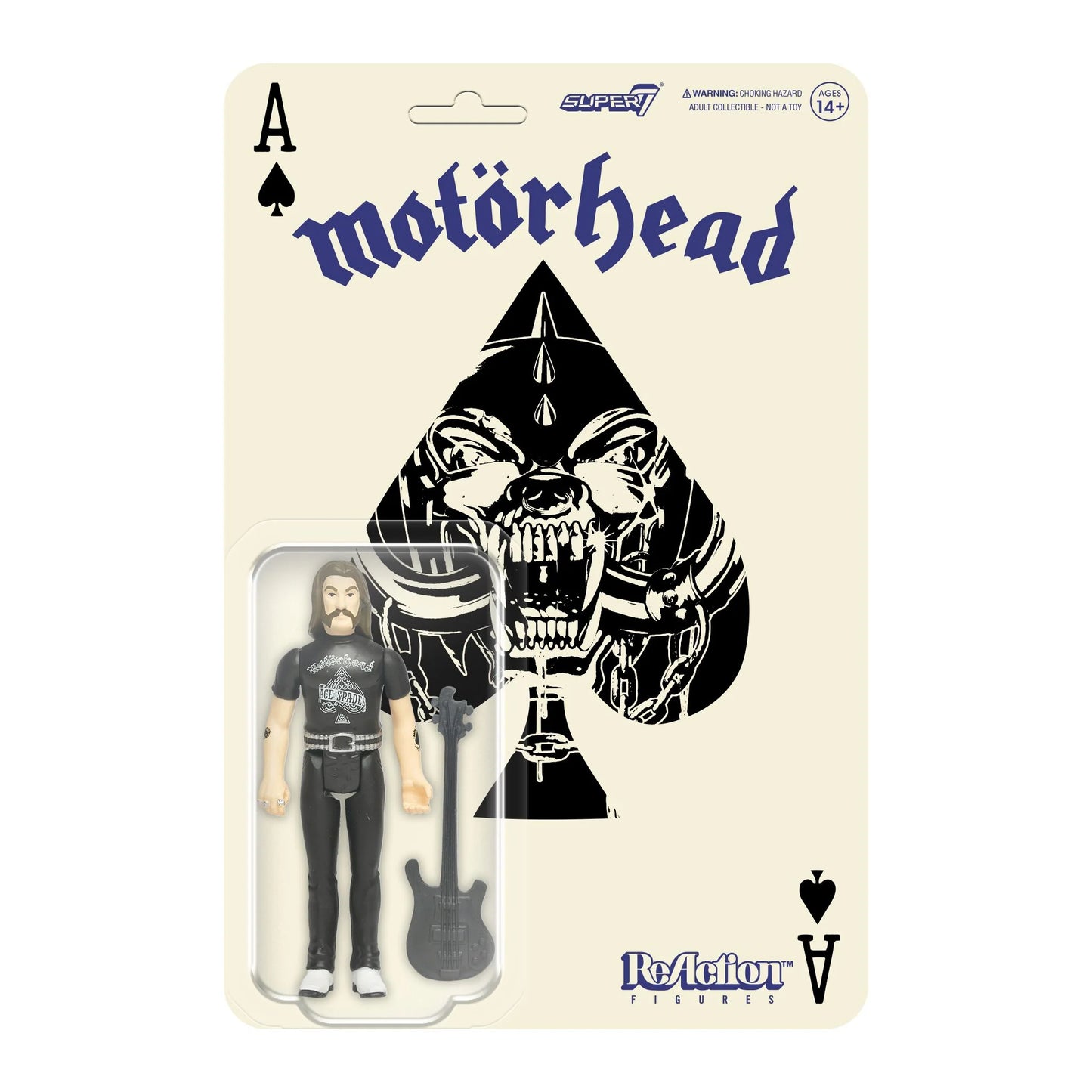 Motörhead ReAction Figures Lemmy (Ace of Spades) - Super 7