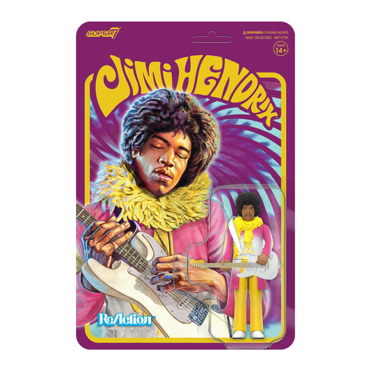 Jimi Hendrix (Reverse Album Colors) ReAction Figures - Super 7