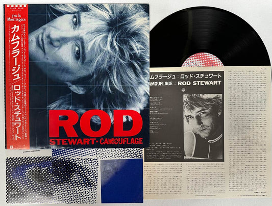 Rod Stewart - Camouflage - Japanese Vintage Vinyl