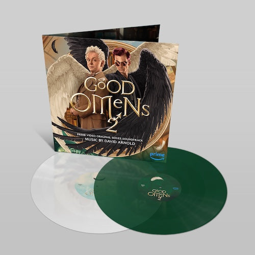 Banda sonora de Good Omens 2 - David Arnold - Disco de vinilo de color verde y blanco