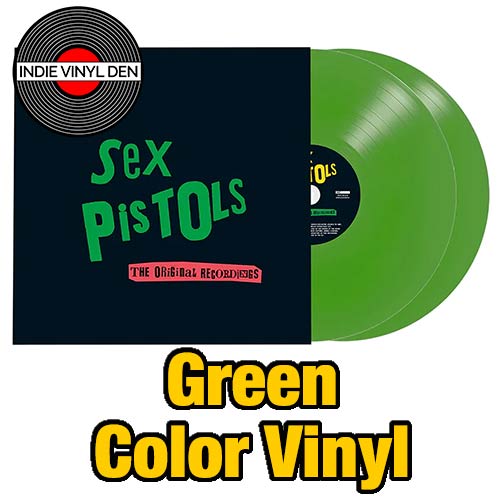 Sex Pistols - The Original Recordings - Green Color Vinyl Record 2LP