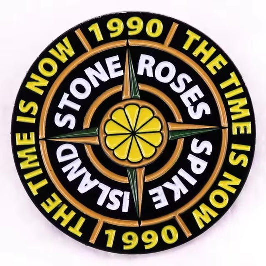 Stone Roses Time is Now- Enamel Pin