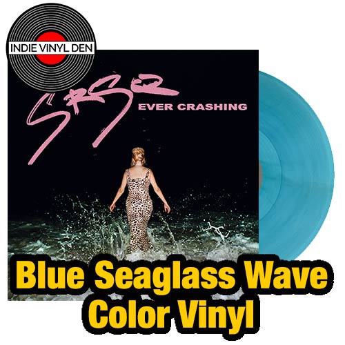 SRSQ - Ever Crashing - Blue Seaglass Wave Color Vinyl Record