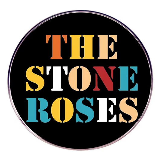 Stone Roses Logo Round - Enamel Pin