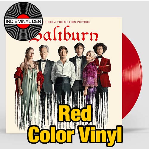 Saltburn - Soundtrack Various Artists - Red Color Vinyl Record