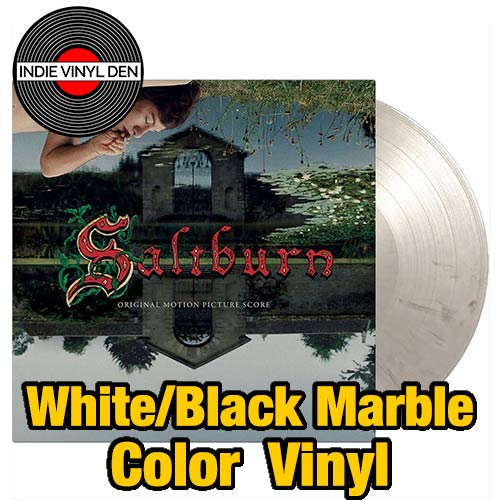 Saltburn - Original Motion Picture Score - White & Black Marble Color Vinyl Record