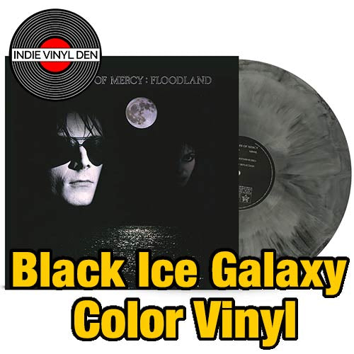 Sisters of Mercy, The - Floodland - Black Ice Galaxy Color Vinyl Record