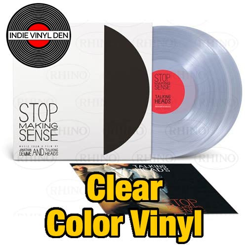 Talking Heads - Stop Making Sense - Clear Color Vinyl Record 2LP