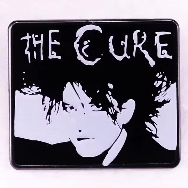 The Cure Robert Smith Rectangle - Enamel Pin