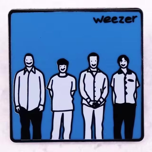 Weezer Blue Cartoon - Enamel Pin