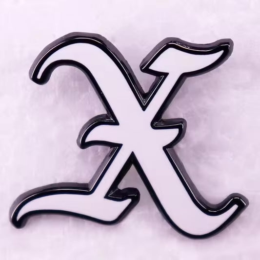 X Logo - Enamel Pin