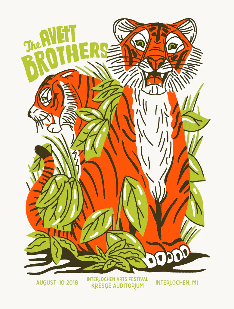 AVETT BROTHERS - Interlochen 2018 Gig Poster