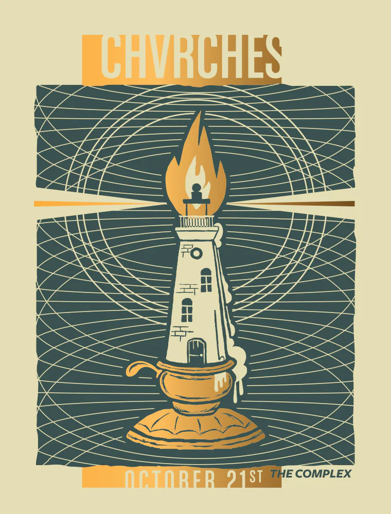 CHVRCHES - 2015 Gig Poster